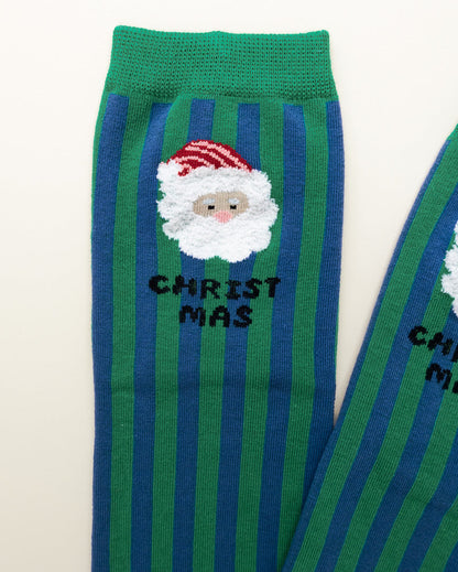 Santa Stripes – Women's Crew Socks