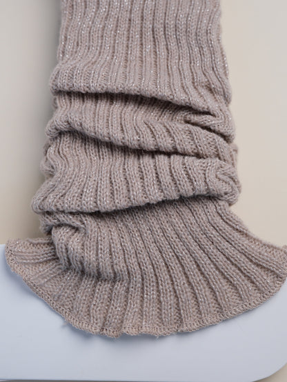 Cozy Ribbed Knit Leg Warmers – Women's Winter Ballet Style