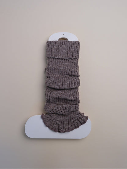 Cozy Ribbed Knit Leg Warmers – Women's Winter Ballet Style