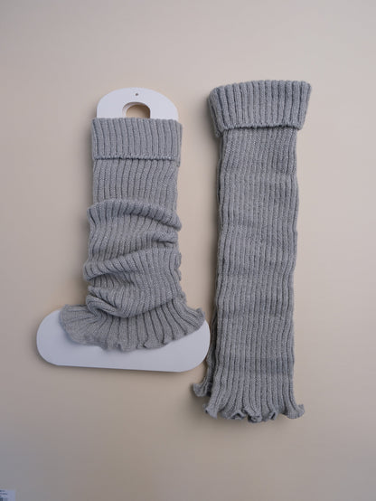 Cozy Ribbed Knit Leg Warmers – Women's Winter Ballet Style