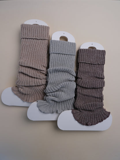 Cozy Ribbed Knit Leg Warmers – Women's Winter Ballet Style