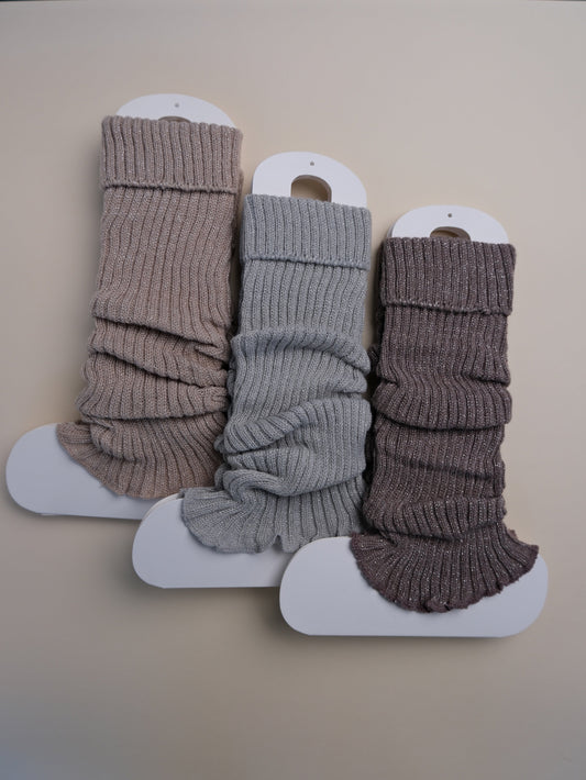 Cozy Ribbed Knit Leg Warmers – Women's Winter Ballet Style