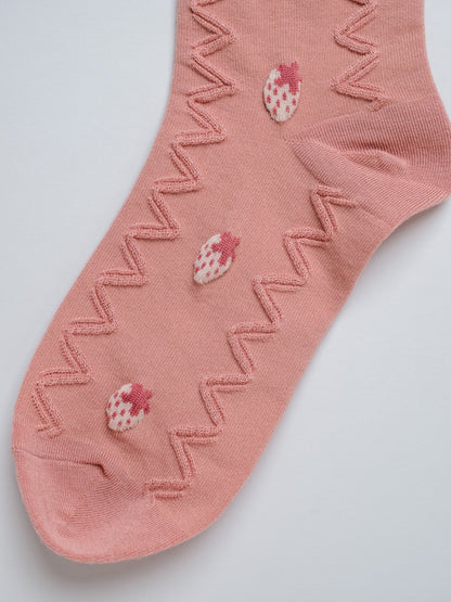 Strawberry Whip – Women's Crew Socks