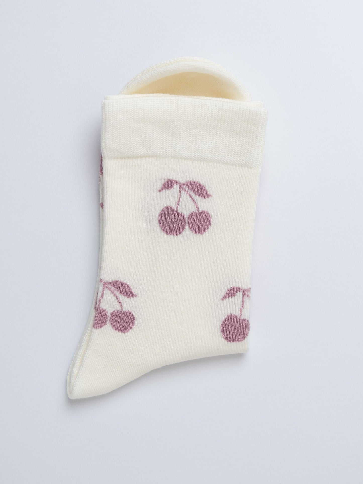 Cherry Kiss – Women's Cotton Crew Socks