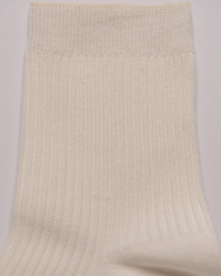 Men's Classic Ribbed Cotton Quarter Socks – 4 Colors