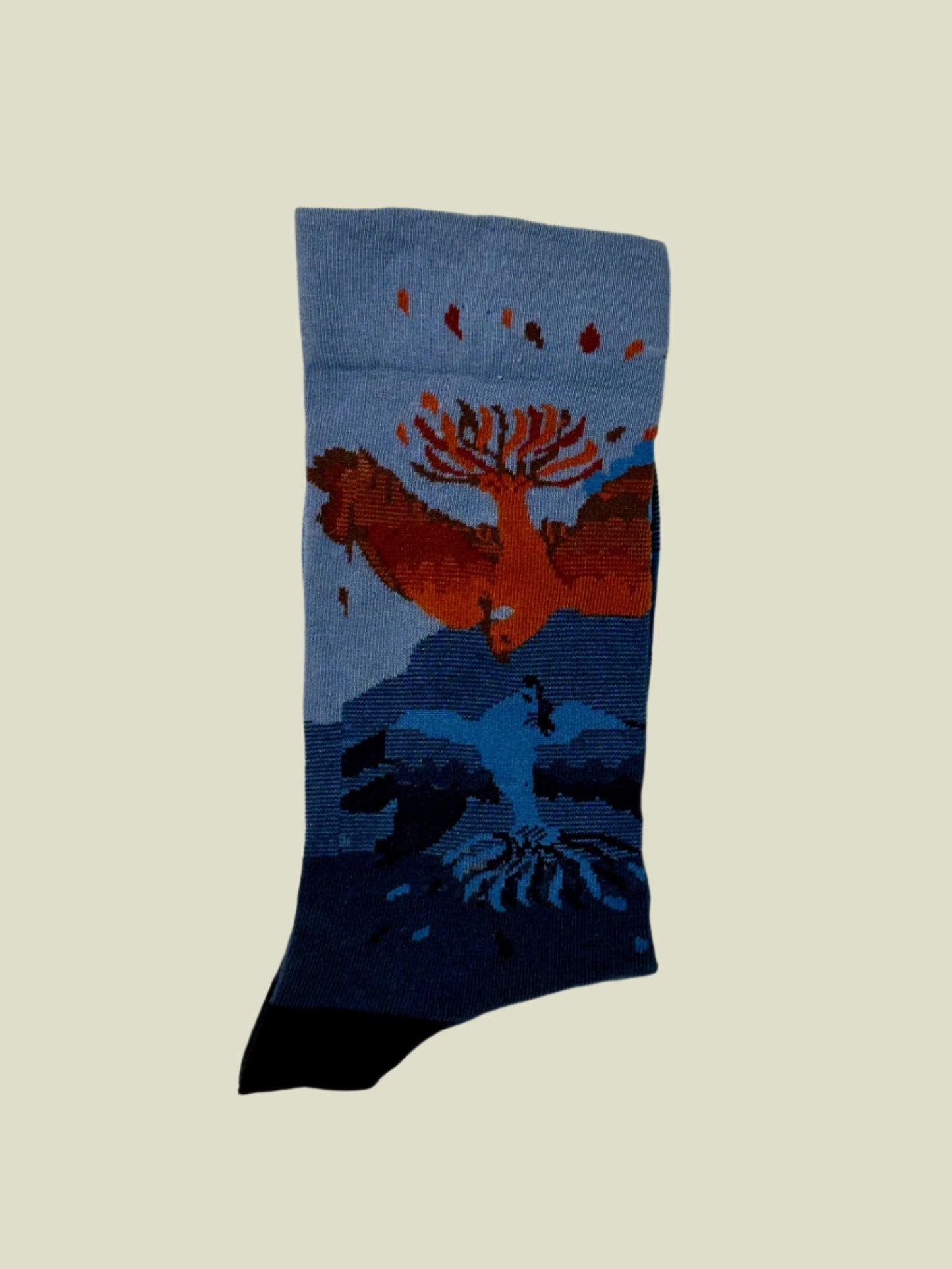 Firebirds Over Ridge – Women's Crew Socks