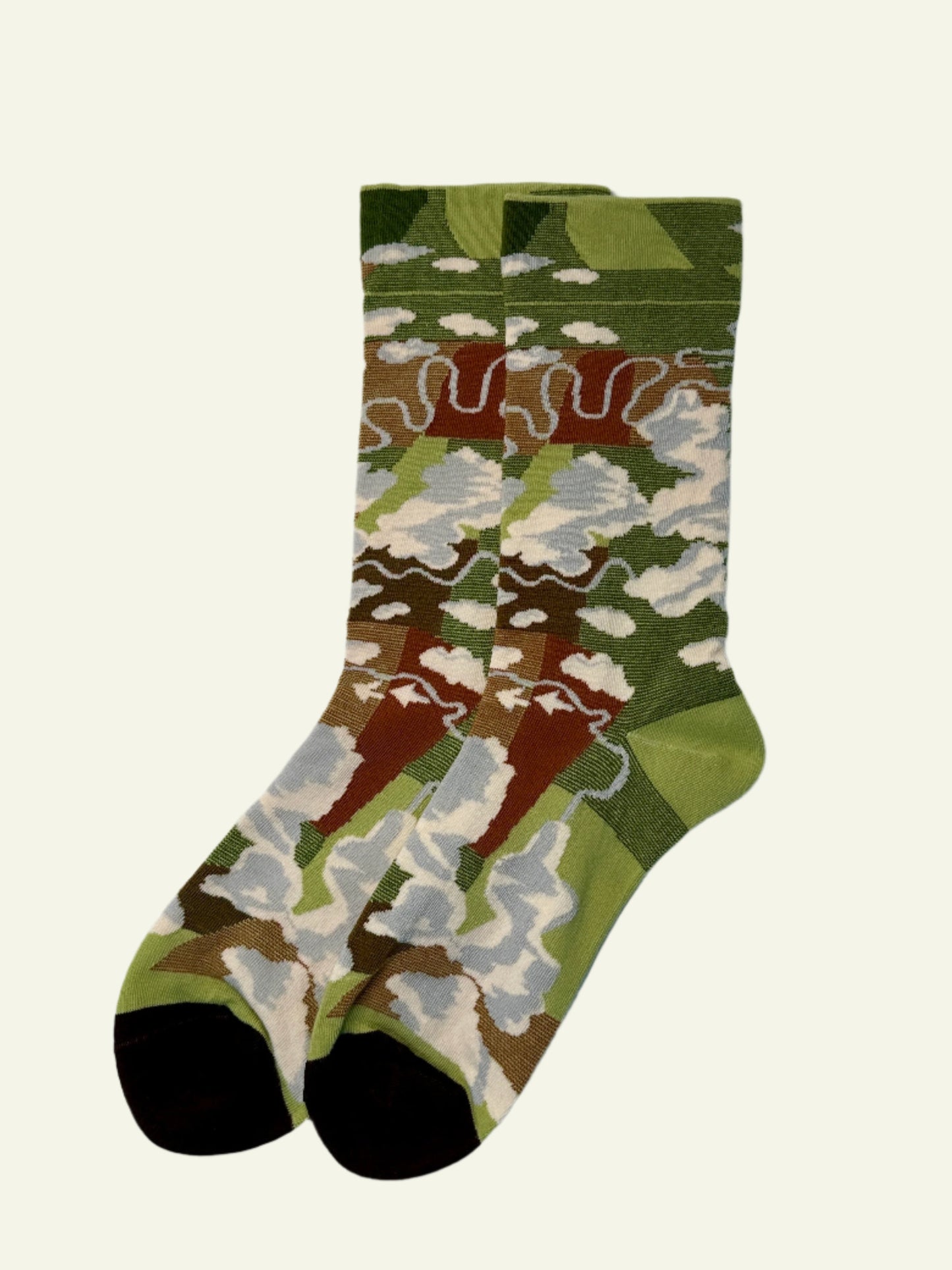Wilderness Sketch – Women's Crew Socks