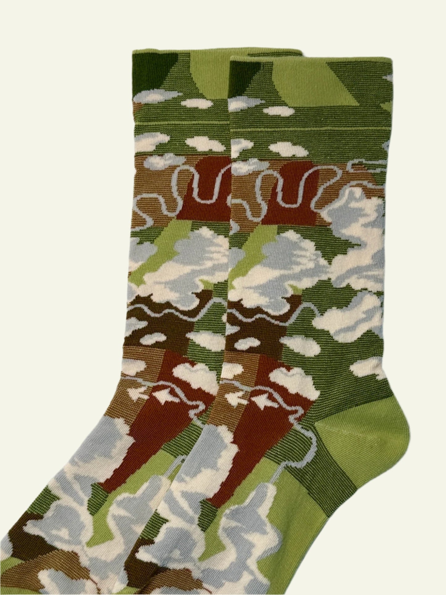 Wilderness Sketch – Women's Crew Socks