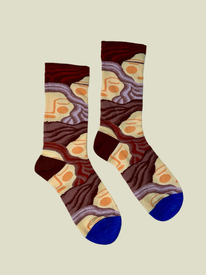 Red Wave Women's Crew Socks – Canvas Walks