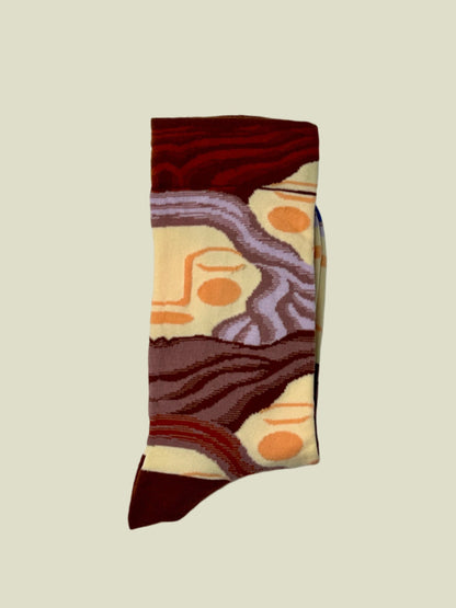 Red Wave Women's Crew Socks – Canvas Walks