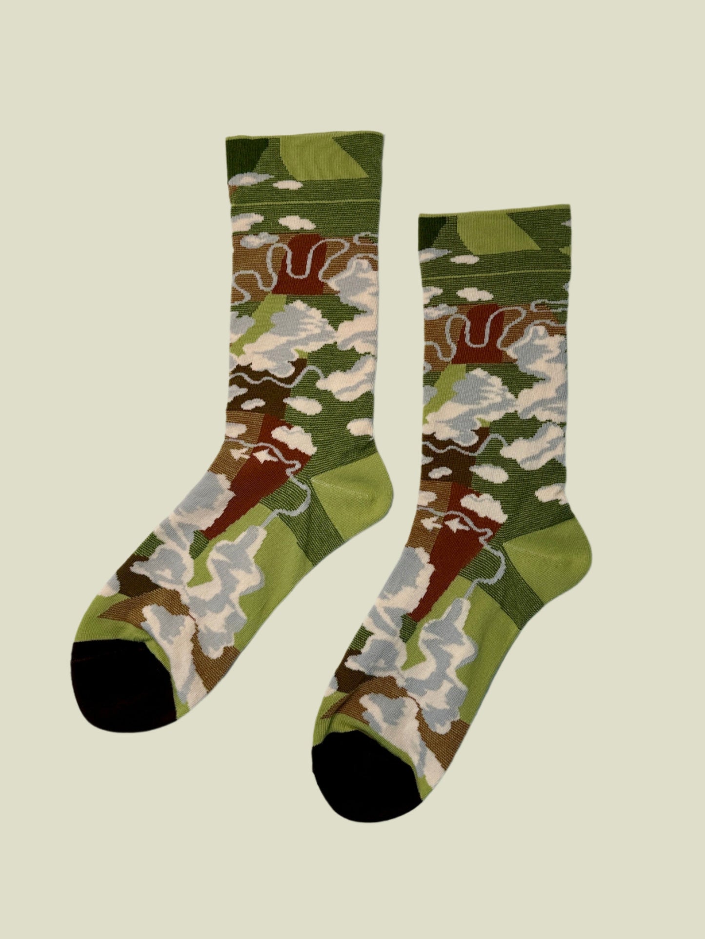 Wilderness Sketch – Women's Crew Socks